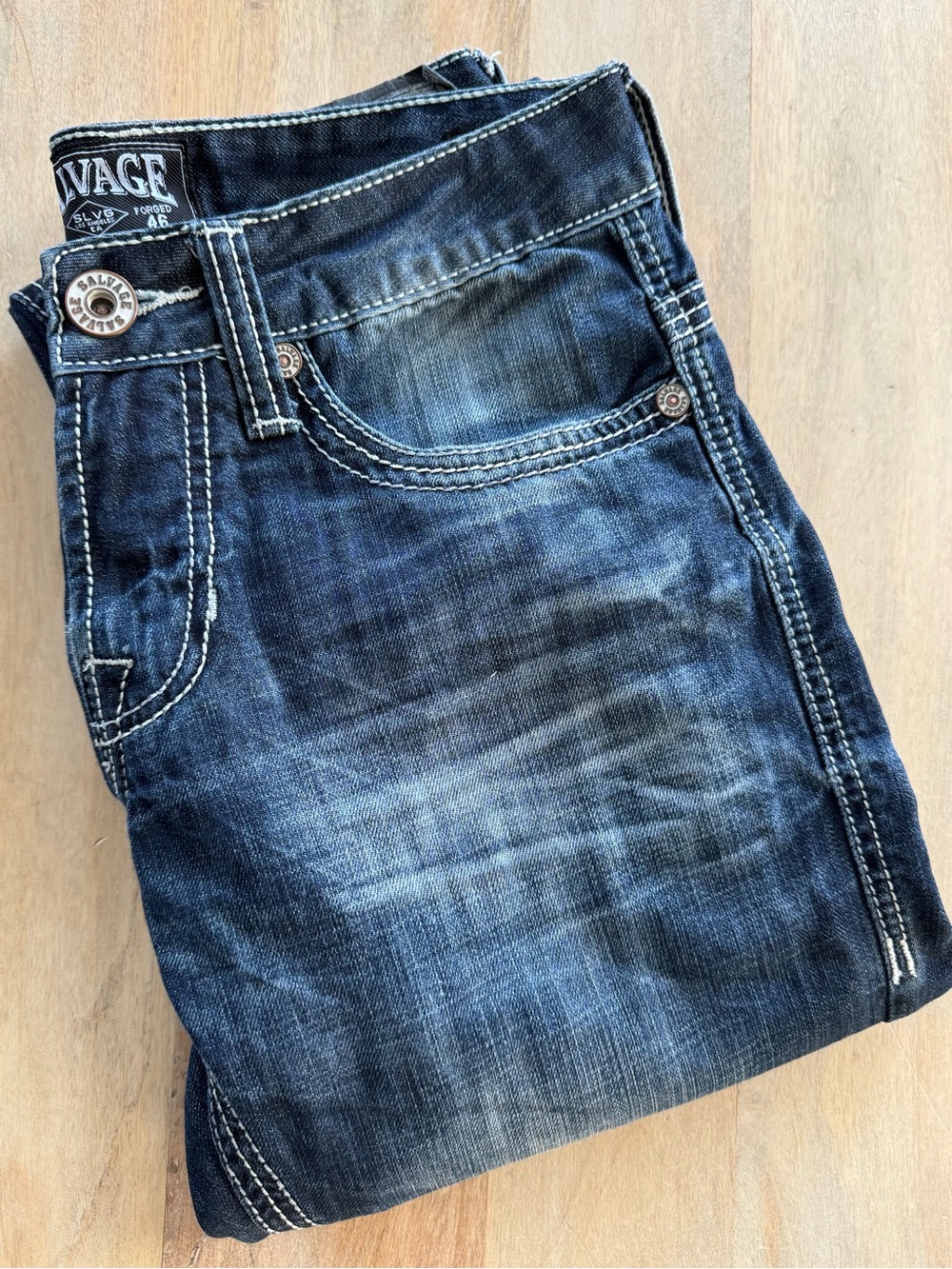 Men's Salvage Mayhem Regular Boot Cut Jeans